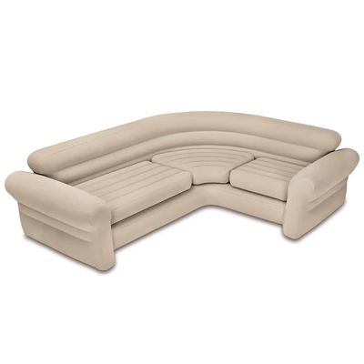 INTEX Uppblåsbar hörnsoffa 257x203x76 cm 68575NP