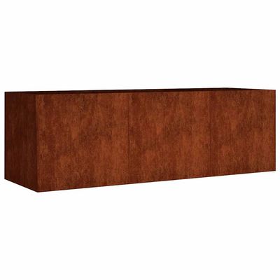 vidaXL Høybed 120x40x40 cm cortenstål