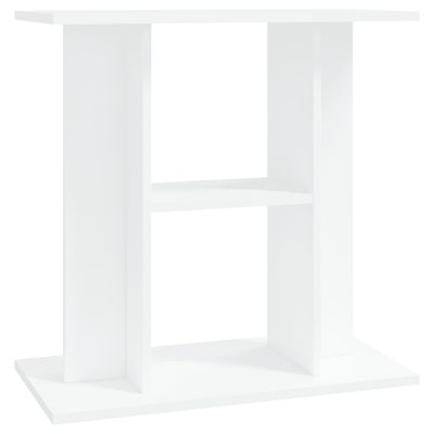 vidaXL Akvariumstativ hvit 60x30x60 cm konstruert tre