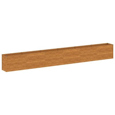 vidaXL højbed 578x50x69 cm cortenstål