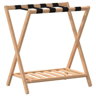 vidaXL Bagasjestativ 68x38x58 cm bambus