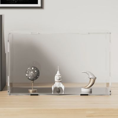 vidaXL Utstillingsboks gjennomsiktig 31x17x19 cm akryl