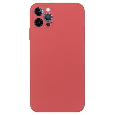Skrått gummiert anti-falldeksel for iPhone 15 Pro - Hagtorn Rød