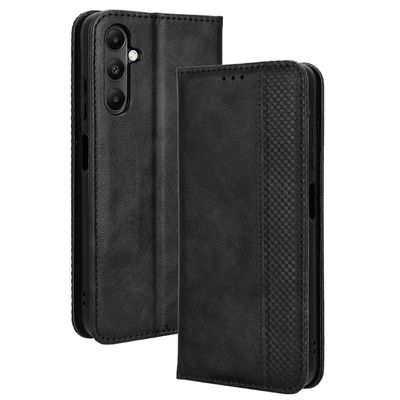 Bofink Vintage läder Samsung Galaxy A05s fodral - Svart