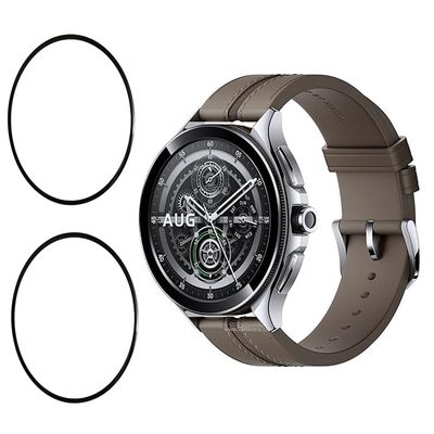 2 stk / pakke Xiaomi Watch 2 Pro skjermbeskytter med høy gjennomsiktighet fleksibel skjermfilm