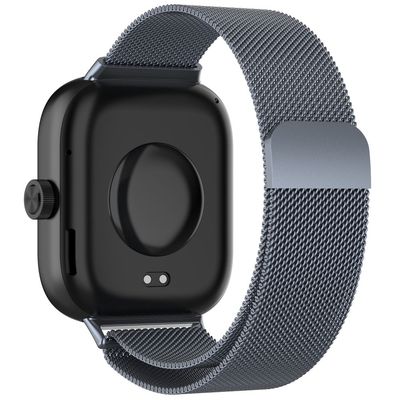 Urrem Xiaomi Redmi Watch 4 / Smart Band 8 Pro Armbånd i rustfrit stål - Rumgrå