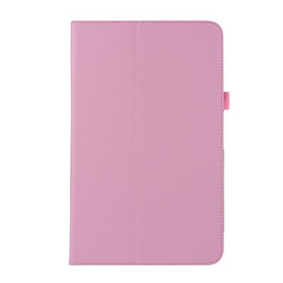 Litchi Grain Smart Læderetui Samsung Galaxy Tab A 10.1 (2016) T580 T585 - Lyserød