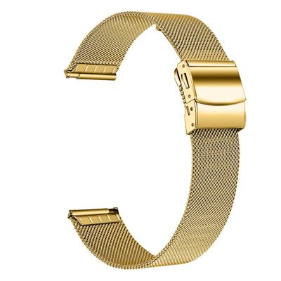 Garmin vivomove Trend / Venu Sq 2 Milanese-armbånd i rustfritt stål 20 mm klokkerem - Gull