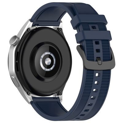 Huawei Watch GT 4 / Garmin Venu 2 Watch Band 22mm Blødt Silikone Wrist Strap - Marine Blå