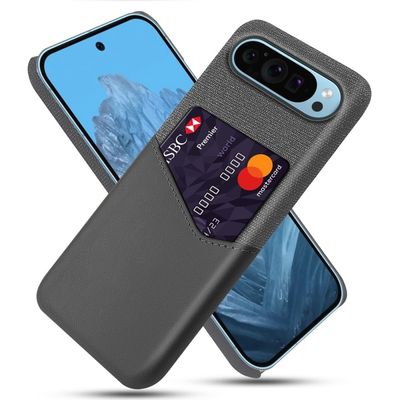 Bofink Google Pixel 9 cover med kortholder - Grå