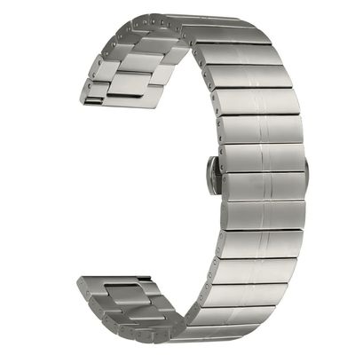 Rustfri stålrem Xiaomi Watch S1 / S1 Active udskiftningsurrem med spænde - Farve På Titaniumlegering
