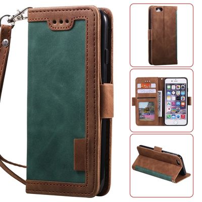 Surburbian iPhone SE 2020 / iPhone SE (2022) / iPhone 7 læder flip etui - Grøn