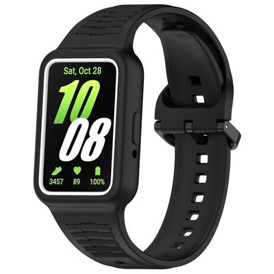 Honor band 9 Silikone-urrem med urkasse - Sort