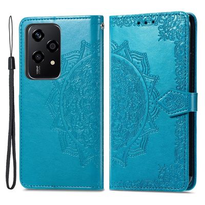 Mandala Honor 200 Lite etui i lær - Blå