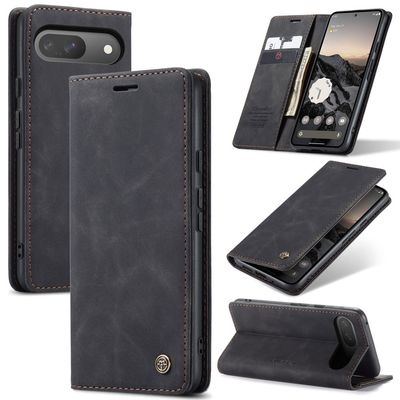 CaseMe vintage Google Pixel 9 Pro / Google Pixel 9 fodral - Svart