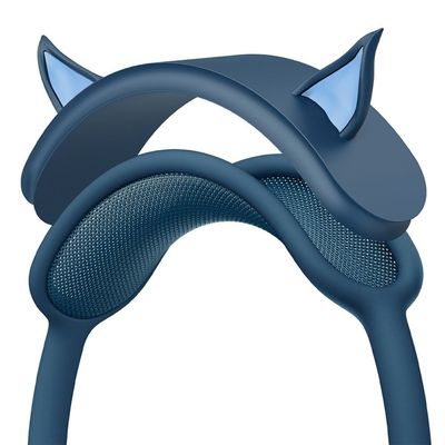 AirPods Max Silikonehovedbøjle Cover Elf Ear Design Hovedtelefoner Tilbehør - Blå
