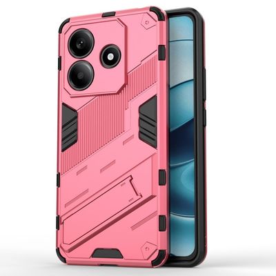 Støtsikkert hybriddeksel med et moderne preg for Xiaomi Redmi Note 14 5G - Rose