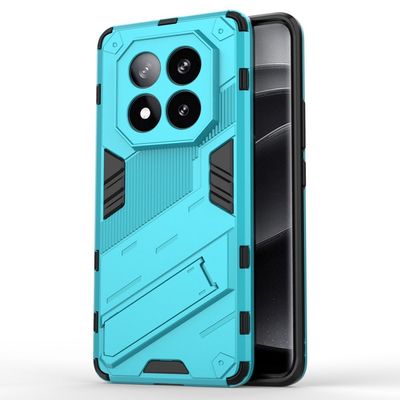 Støtsikkert hybriddeksel med et moderne preg for Xiaomi Redmi Note 14 Pro Plus 5G - Babyblå
