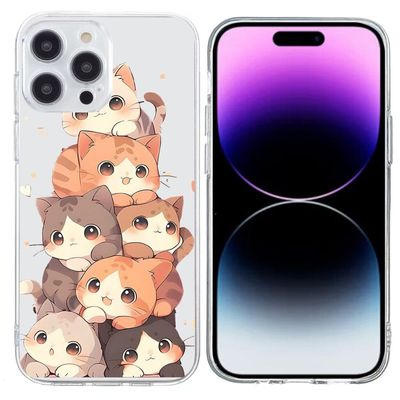 Vibe iPhone 15 Pro Max deksel - Flere Kattunger