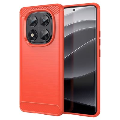 Carbon Flex Xiaomi Redmi Note 14 Pro 5G deksel - Rød
