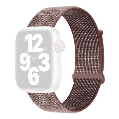 KALEBOL Nylon Watch Band Apple Watch Series 10 42mm Håndledsrem - Røgfarvet Lilla