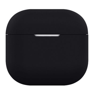 AirPods 4 Silicone Case Bluetooth Earphone Anti-Scratch Protective Cover - Black