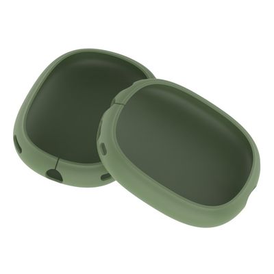 Silikonikotelo Cover AirPods Max 2 Bluetooth-kuulokkeet Anti-Scratch Ear Pad Soft Shell Suojat - Vaaleanvihreä