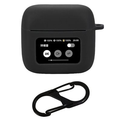 JBL Tour Pro 3 Bluetooth-hörlurar Fodral Mjukt silikonskydd med spänne - Svart