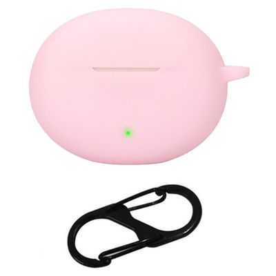 OnePlus Buds Pro 3 Bluetooth-høretelefonetui Blødt silikonecover med anti-tabt spænde - Lyserød