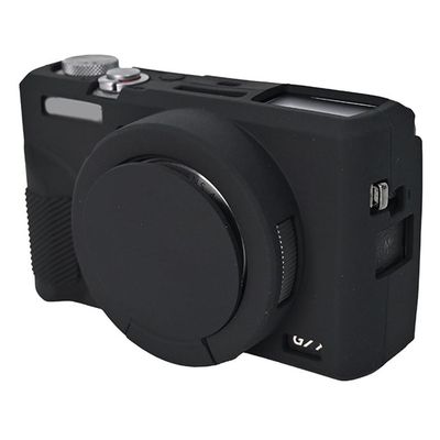 Canon G7 X Mark III Protective Case Dust-Proof Silicone Camera Cover - Black