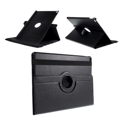 360 Rotation Smart Leather Tablet Case iPad Pro 12.9 inch (2015) - Black