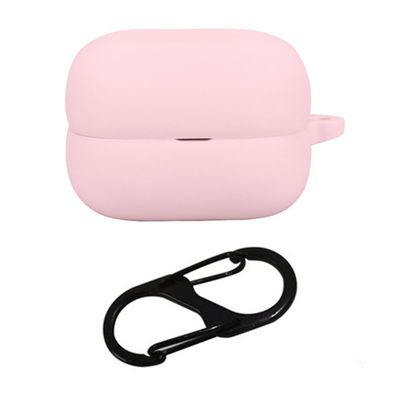 Sony Linkbuds Fit WF-LS910N-etui med Anti-Lost Buckle Bluetooth-ørepropper Silikone beskyttelsescover - Lyserød