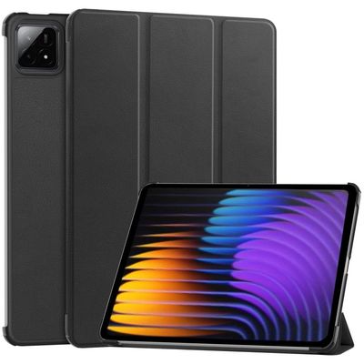 Xiaomi Pad 7 Pro / Pad 7 Case Anti-Drop Leather Stand Tablet Cover - Black