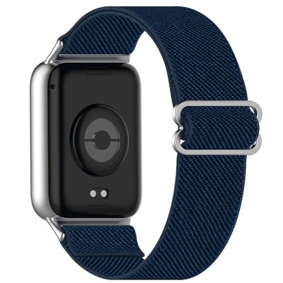 Smartwatch Band Xiaomi Redmi Watch 5 4 / Xiaomi Smart Band 9 Pro / 8 Pro Nylon Elastic Braided Strap - Midnatsblå