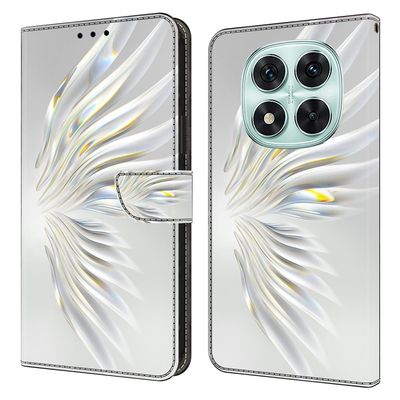 Xiaomi Redmi Note 14 Pro+ 5G lommebokveske med mønsterutskrift, stativ, flip-telefondeksel i lær - Krystallvinger