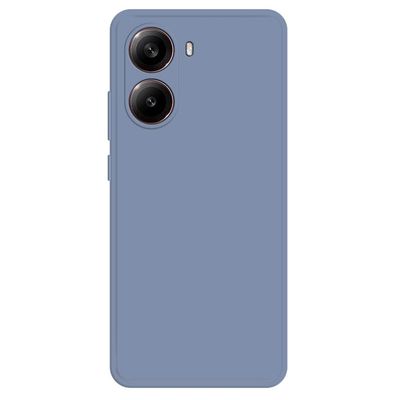 Xiaomi Poco X7 Pro 5G / Redmi Turbo 4 5G Fleksibelt etui Rett kantbeskyttelse Telefondeksel - Lavendelgrå