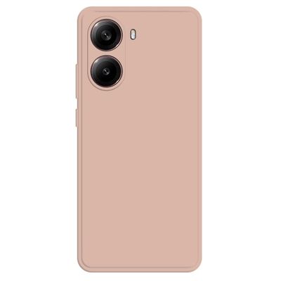 Xiaomi Poco X7 Pro 5G / Redmi Turbo 4 5G Fleksibelt etui Rett kantbeskyttelse Telefondeksel - Rosa