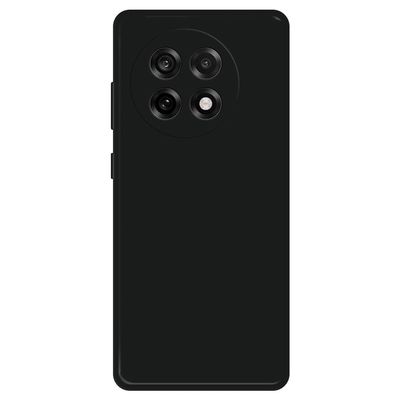 OnePlus 13R 5G fleksibelt etui med rett kantbeskyttelse Telefondeksel - Svart