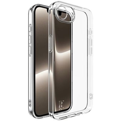 IMAK UX-5 Series iPhone 16e-etui Støtsikkert, fleksibelt, gjennomsiktig, slankt bakskall