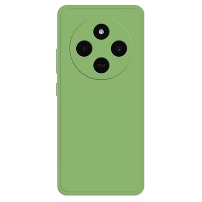 Xiaomi Redmi 14C 5G Fleksibelt etui Rett kantbeskyttelse Telefondeksel - Matcha Grønn