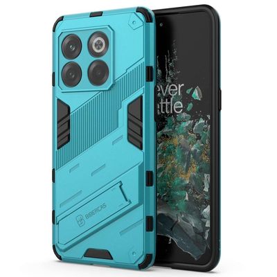Shockproof Hybrid Deksel med A Modern Touch til OnePlus Ace Pro / 10t - Babyblå