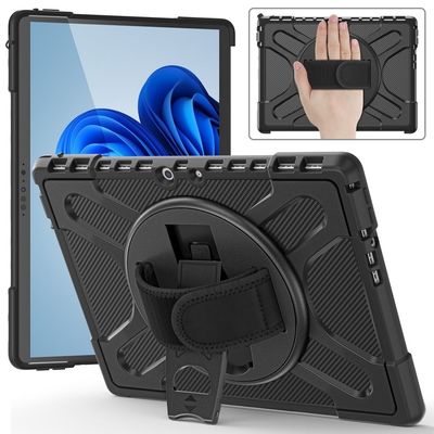 Microsoft Surface Pro 8 (8PX-00020) hybrid TPU-deksel med roterbart kickstand - Svart