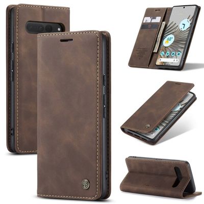CaseMe vintage Google Pixel 7 Pro fodral - Brun