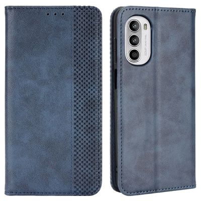 Bofink Vintage läder Motorola Moto G82 / Motorola Moto G52 fodral - Blå