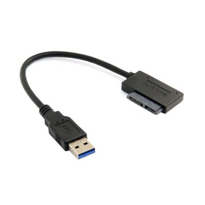 Universaali USB 3.0 - 7+6 13-Nastainen Slimline Sata Adapteri Kaapeli