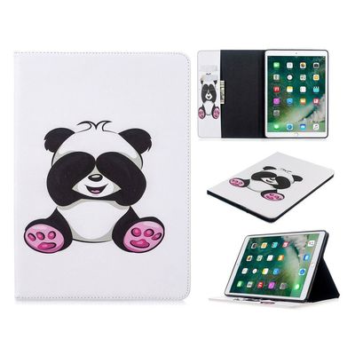 iPad 10.2 (2019) tyylikäs kuvio nahkainen flip-kotelo - Ujo Panda