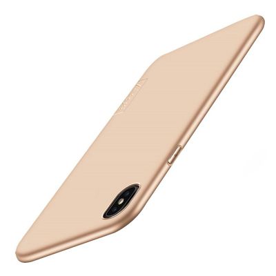 X LEVEL iPhone Xs Max beskyttelses deksel av TPU med matt overflate - gull