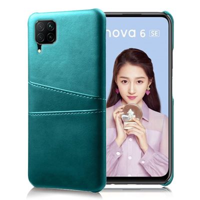 Dual Card cover - Huawei P40 Lite / Nova 6 SE - Grøn