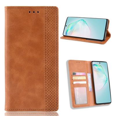 Bofink Vintage läder Samsung Galaxy S10 Lite fodral - Brun