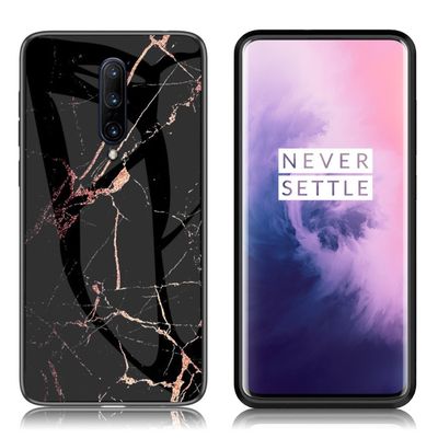 Fantasy Marble OnePlus 7 Pro deksel - Gull